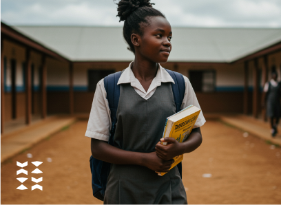 A young girl's journey back to school